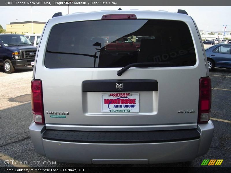 Bright Silver Metallic / Dark Slate Gray 2008 Dodge Nitro SXT 4x4