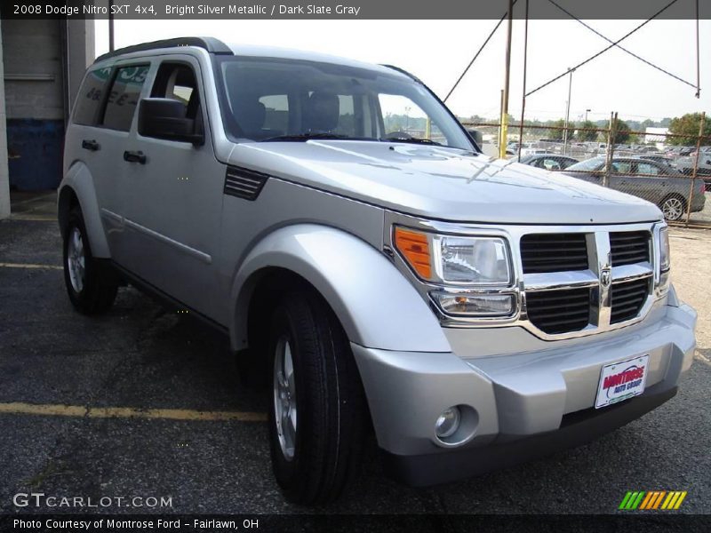 Bright Silver Metallic / Dark Slate Gray 2008 Dodge Nitro SXT 4x4