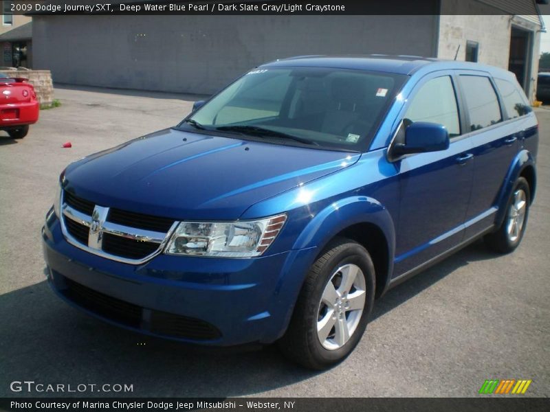 Deep Water Blue Pearl / Dark Slate Gray/Light Graystone 2009 Dodge Journey SXT