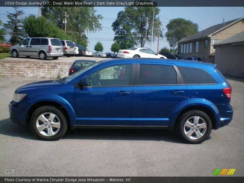 Deep Water Blue Pearl / Dark Slate Gray/Light Graystone 2009 Dodge Journey SXT