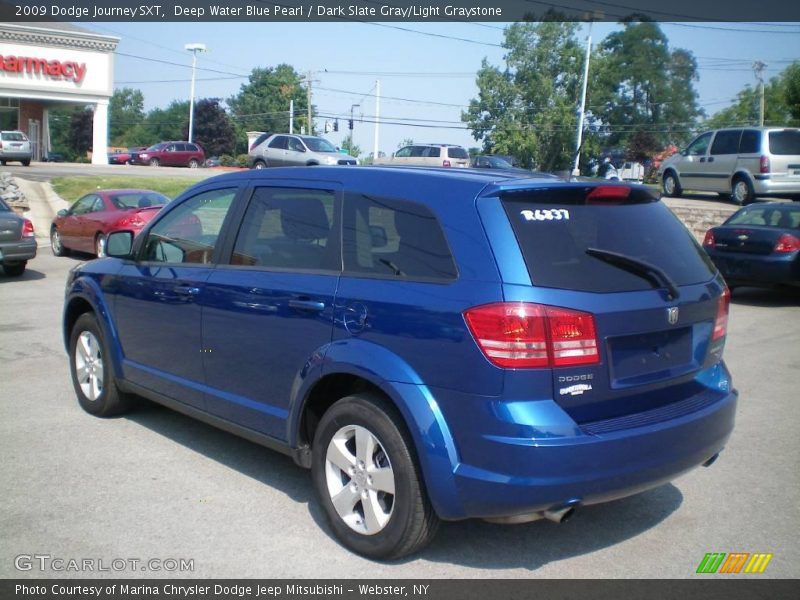 Deep Water Blue Pearl / Dark Slate Gray/Light Graystone 2009 Dodge Journey SXT