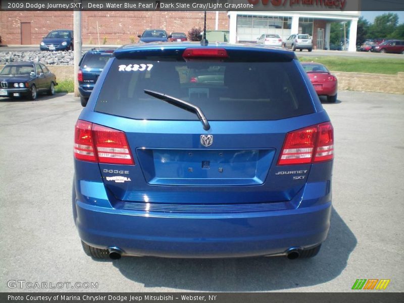 Deep Water Blue Pearl / Dark Slate Gray/Light Graystone 2009 Dodge Journey SXT