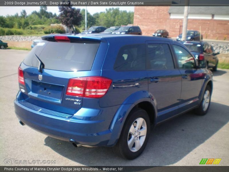 Deep Water Blue Pearl / Dark Slate Gray/Light Graystone 2009 Dodge Journey SXT