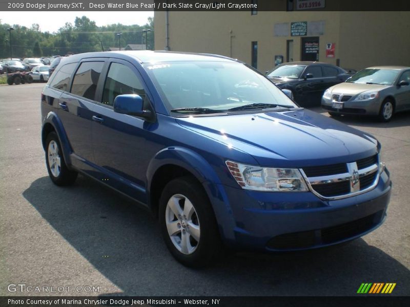 Deep Water Blue Pearl / Dark Slate Gray/Light Graystone 2009 Dodge Journey SXT