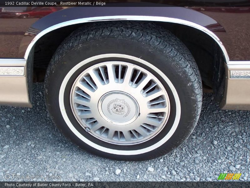 Rootbeer Metallic / Beige 1992 Cadillac DeVille Coupe
