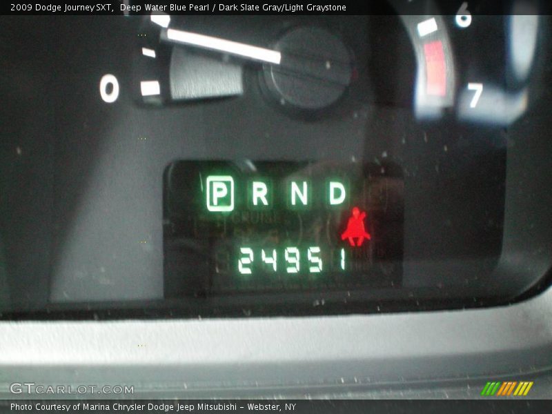 Deep Water Blue Pearl / Dark Slate Gray/Light Graystone 2009 Dodge Journey SXT