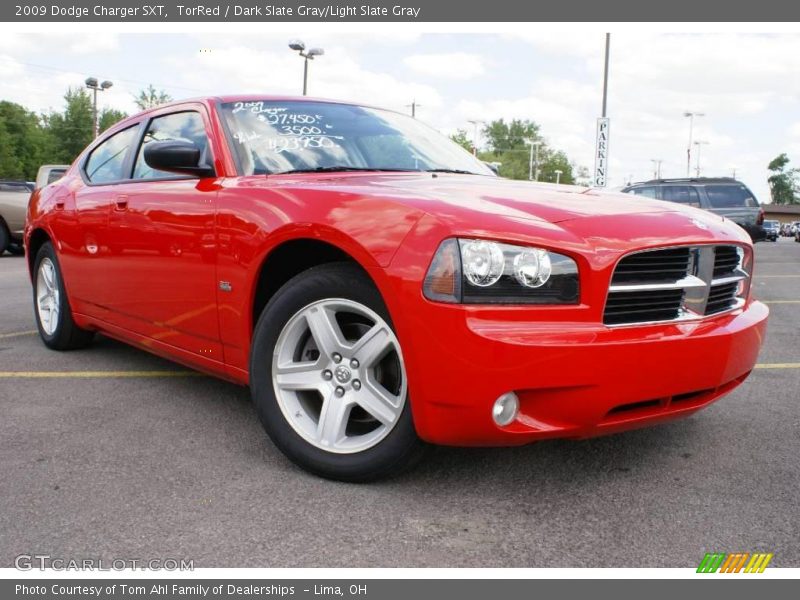 TorRed / Dark Slate Gray/Light Slate Gray 2009 Dodge Charger SXT