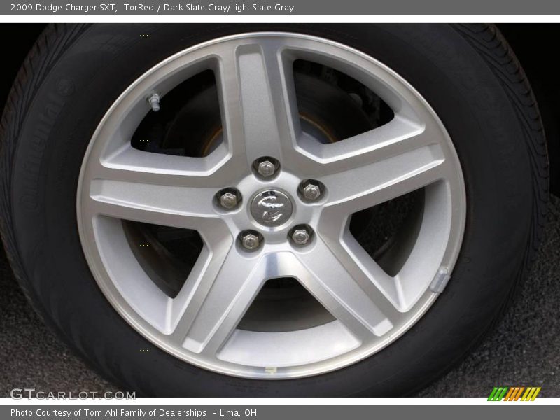 TorRed / Dark Slate Gray/Light Slate Gray 2009 Dodge Charger SXT