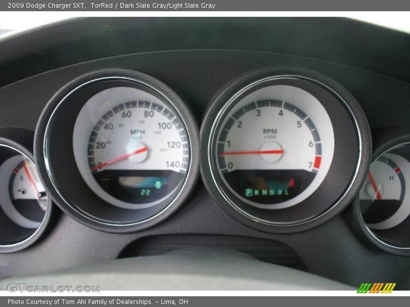TorRed / Dark Slate Gray/Light Slate Gray 2009 Dodge Charger SXT