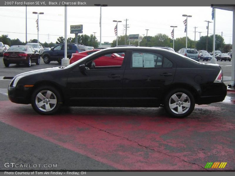 Black / Charcoal Black 2007 Ford Fusion SE V6