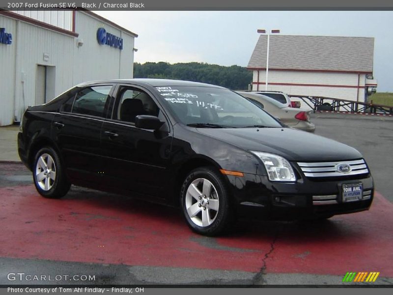 Black / Charcoal Black 2007 Ford Fusion SE V6