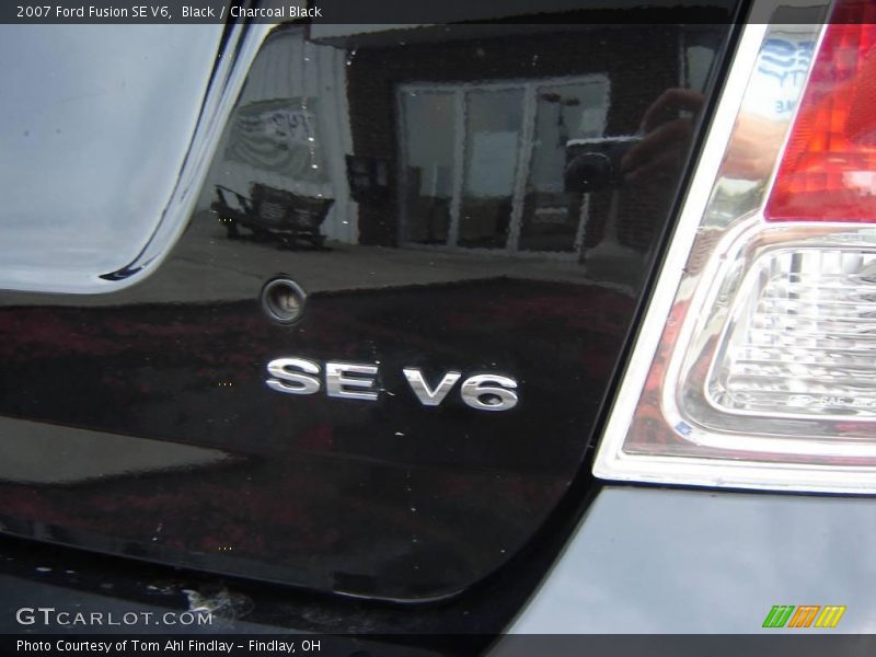 Black / Charcoal Black 2007 Ford Fusion SE V6