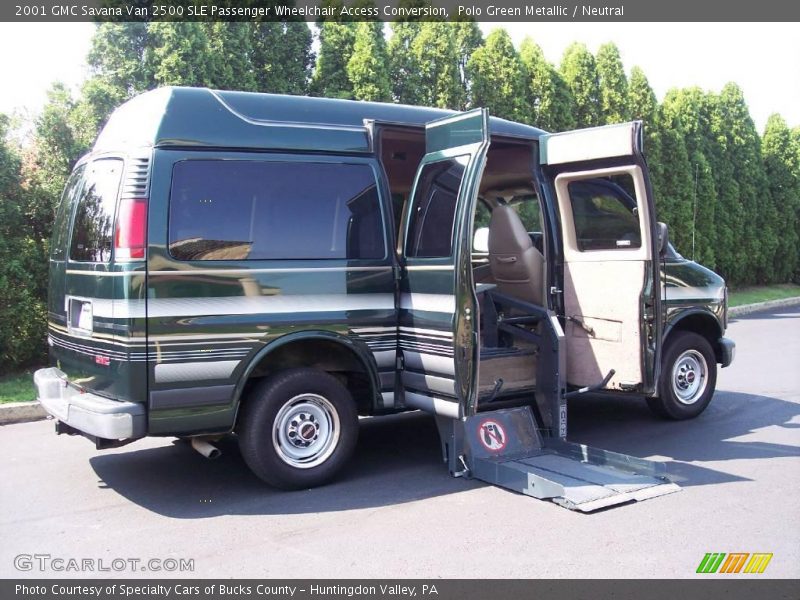 Polo Green Metallic / Neutral 2001 GMC Savana Van 2500 SLE Passenger Wheelchair Access Conversion