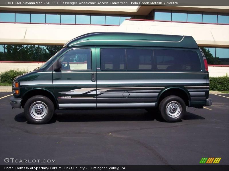 Polo Green Metallic / Neutral 2001 GMC Savana Van 2500 SLE Passenger Wheelchair Access Conversion