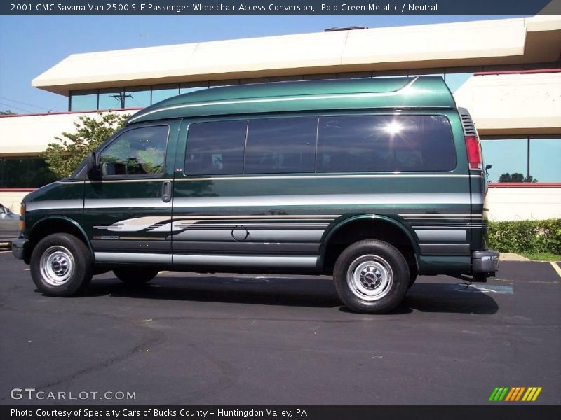 Polo Green Metallic / Neutral 2001 GMC Savana Van 2500 SLE Passenger Wheelchair Access Conversion