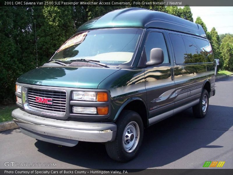 Polo Green Metallic / Neutral 2001 GMC Savana Van 2500 SLE Passenger Wheelchair Access Conversion