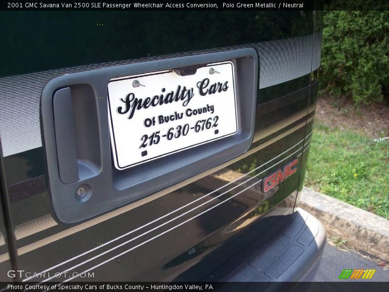 Polo Green Metallic / Neutral 2001 GMC Savana Van 2500 SLE Passenger Wheelchair Access Conversion
