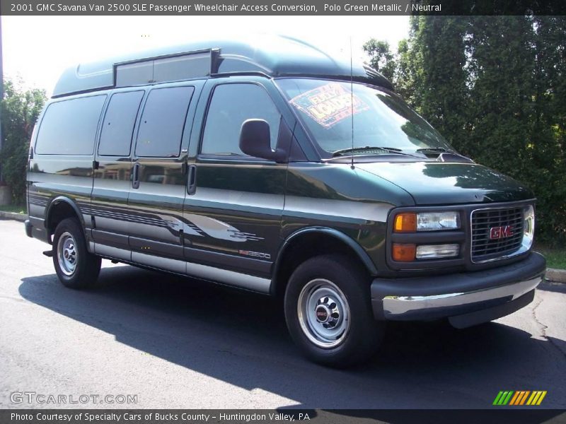 Polo Green Metallic / Neutral 2001 GMC Savana Van 2500 SLE Passenger Wheelchair Access Conversion