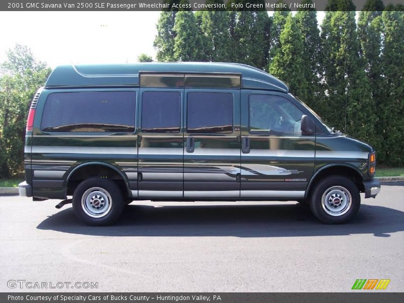 Polo Green Metallic / Neutral 2001 GMC Savana Van 2500 SLE Passenger Wheelchair Access Conversion