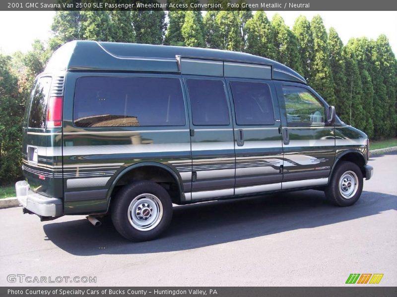 Polo Green Metallic / Neutral 2001 GMC Savana Van 2500 SLE Passenger Wheelchair Access Conversion