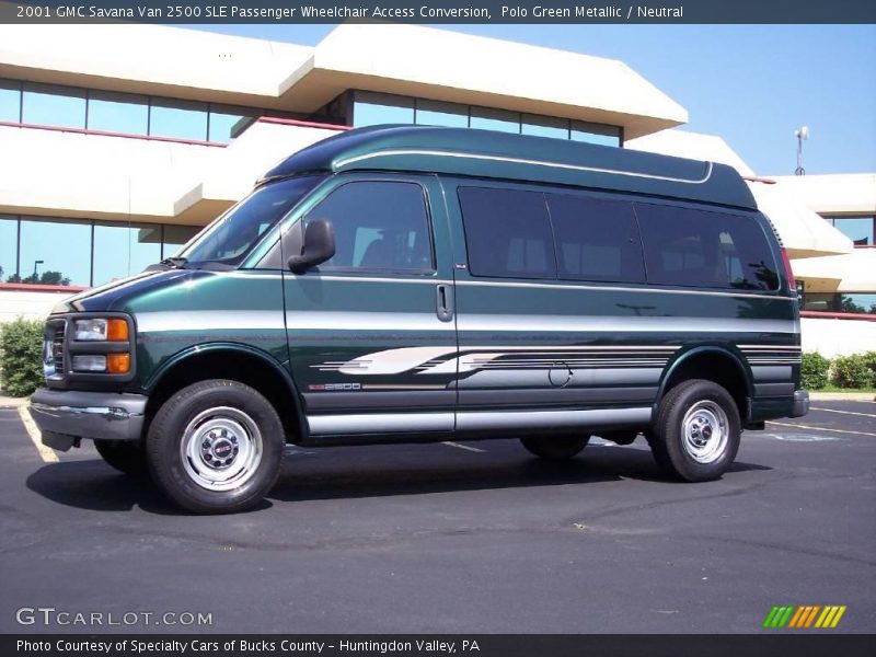 Polo Green Metallic / Neutral 2001 GMC Savana Van 2500 SLE Passenger Wheelchair Access Conversion