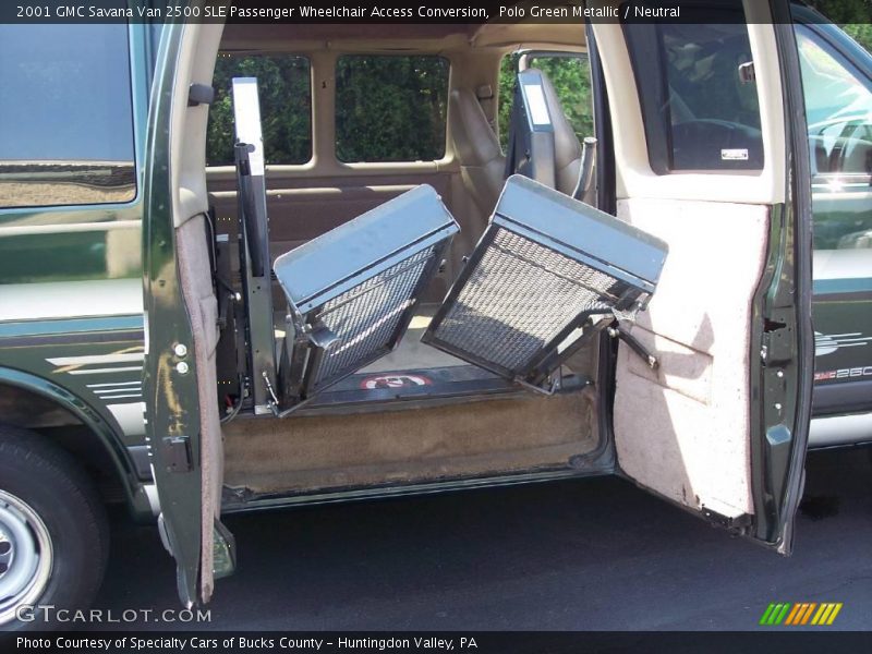 Polo Green Metallic / Neutral 2001 GMC Savana Van 2500 SLE Passenger Wheelchair Access Conversion