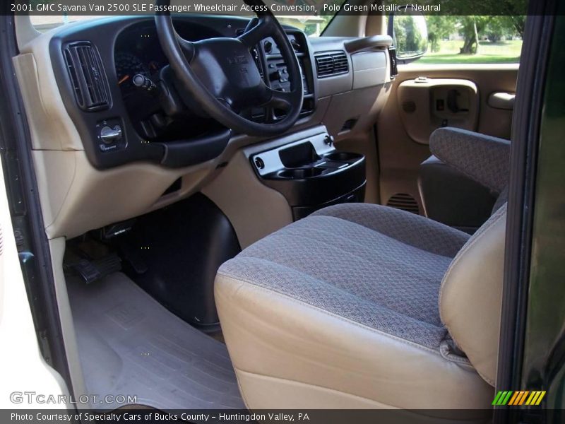 Polo Green Metallic / Neutral 2001 GMC Savana Van 2500 SLE Passenger Wheelchair Access Conversion