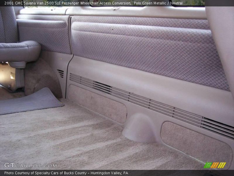 Polo Green Metallic / Neutral 2001 GMC Savana Van 2500 SLE Passenger Wheelchair Access Conversion