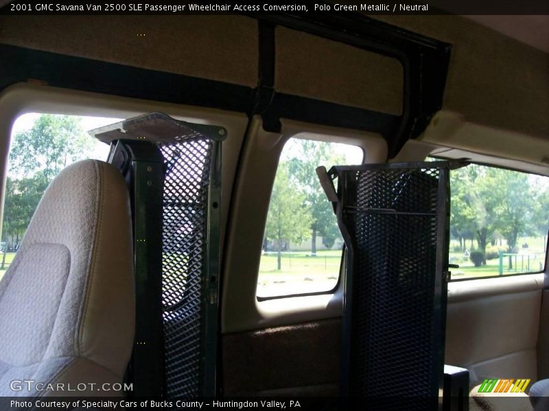 Polo Green Metallic / Neutral 2001 GMC Savana Van 2500 SLE Passenger Wheelchair Access Conversion
