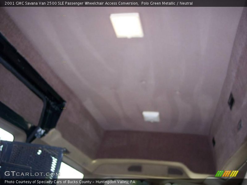 Polo Green Metallic / Neutral 2001 GMC Savana Van 2500 SLE Passenger Wheelchair Access Conversion