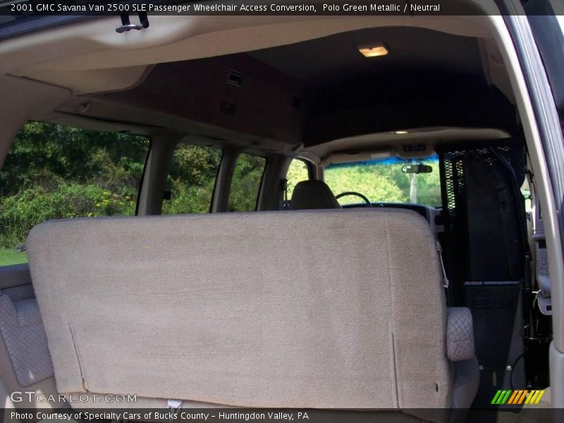 Polo Green Metallic / Neutral 2001 GMC Savana Van 2500 SLE Passenger Wheelchair Access Conversion