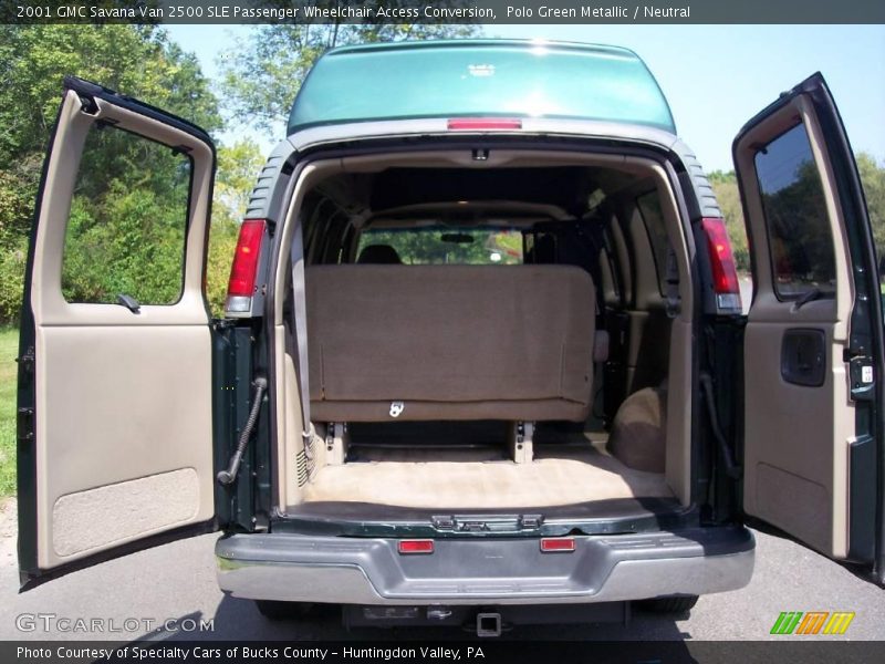 Polo Green Metallic / Neutral 2001 GMC Savana Van 2500 SLE Passenger Wheelchair Access Conversion