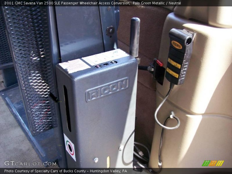 Polo Green Metallic / Neutral 2001 GMC Savana Van 2500 SLE Passenger Wheelchair Access Conversion