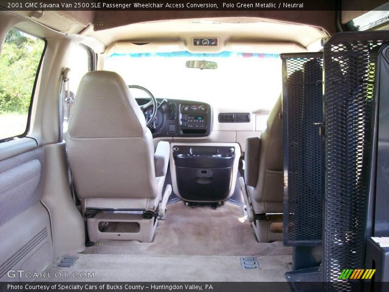 Polo Green Metallic / Neutral 2001 GMC Savana Van 2500 SLE Passenger Wheelchair Access Conversion