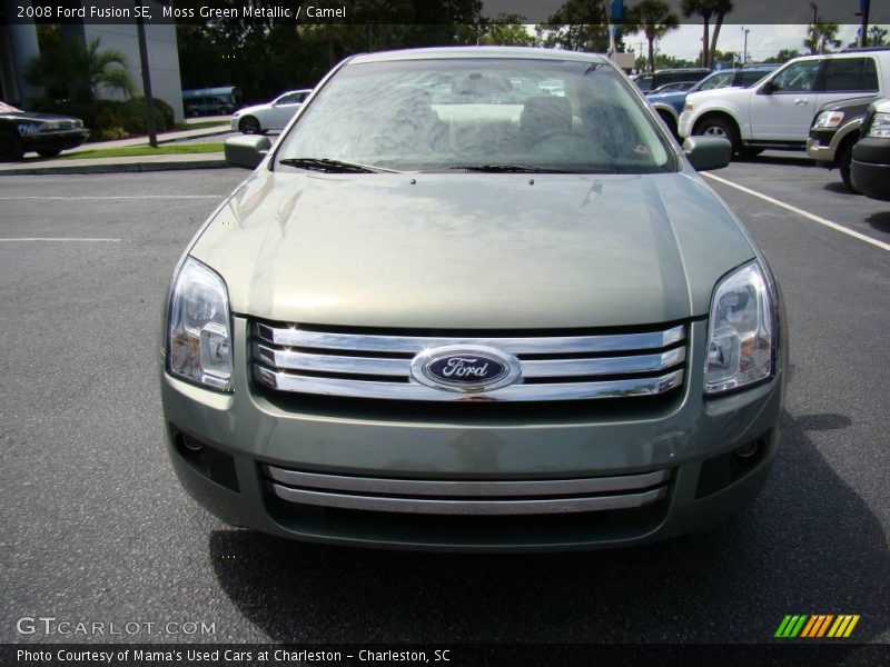 Moss Green Metallic / Camel 2008 Ford Fusion SE