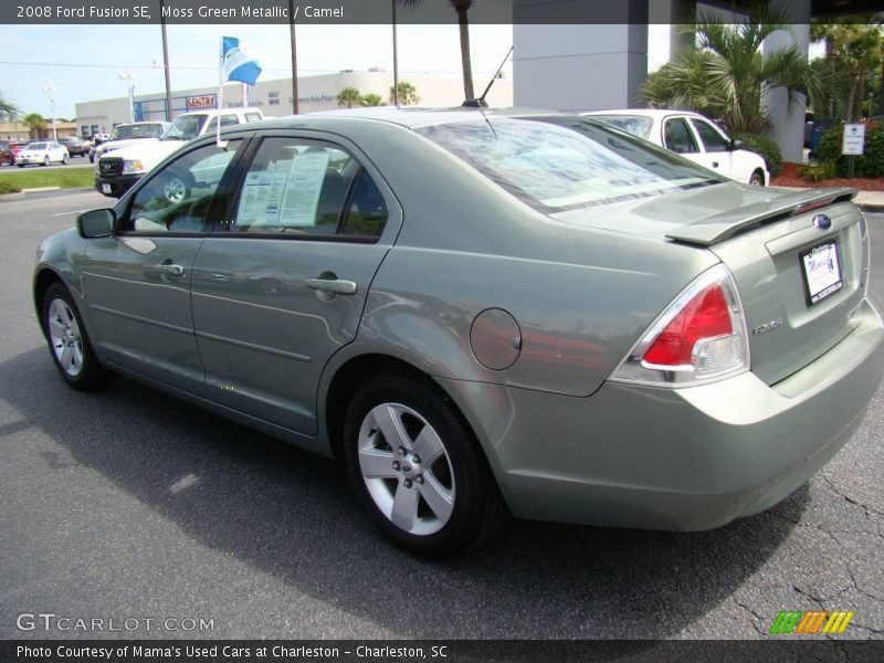 Moss Green Metallic / Camel 2008 Ford Fusion SE