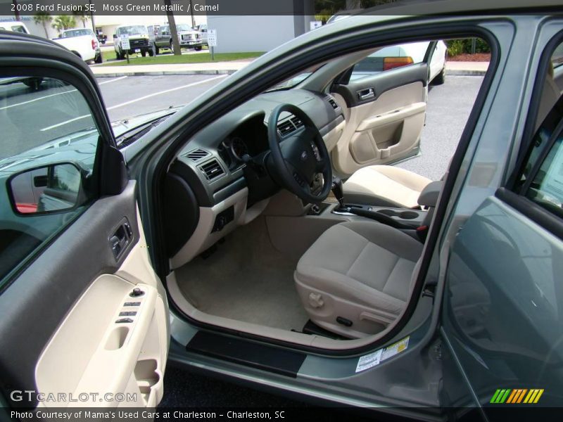 Moss Green Metallic / Camel 2008 Ford Fusion SE