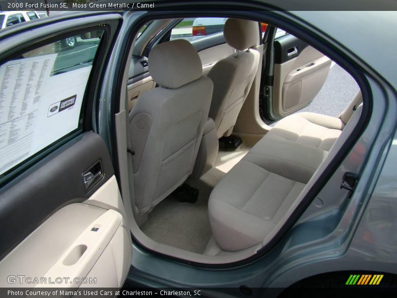 Moss Green Metallic / Camel 2008 Ford Fusion SE