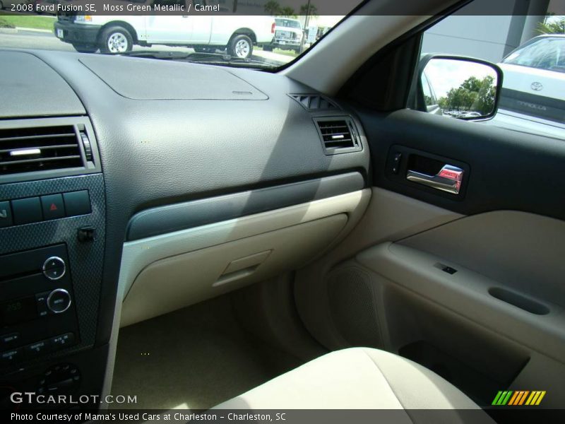 Moss Green Metallic / Camel 2008 Ford Fusion SE