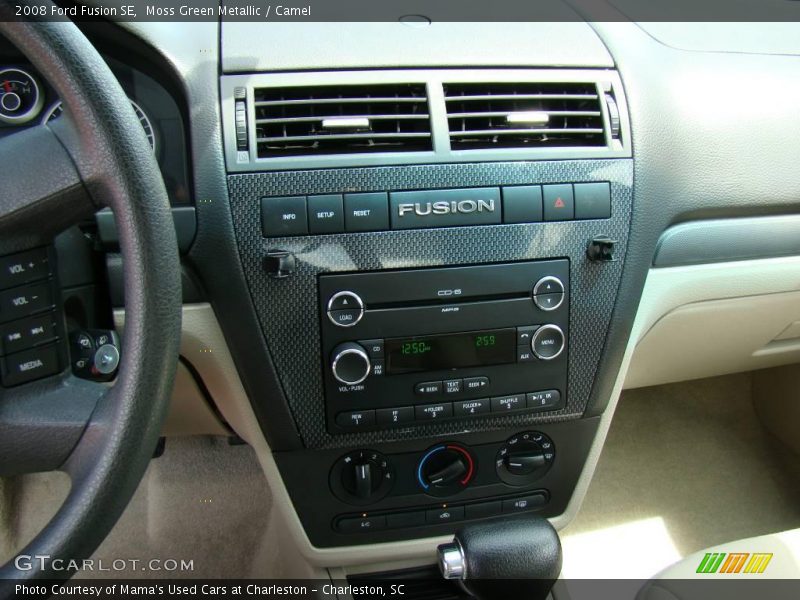Moss Green Metallic / Camel 2008 Ford Fusion SE