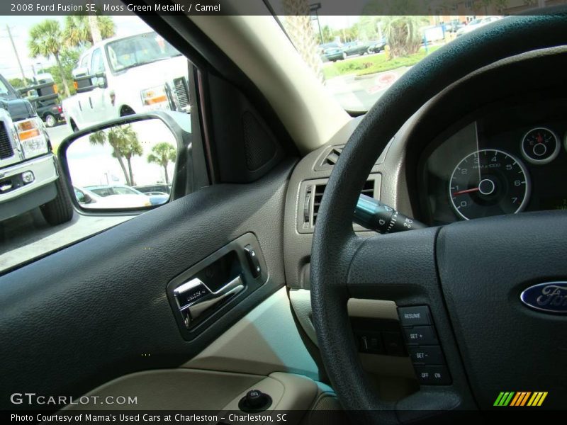 Moss Green Metallic / Camel 2008 Ford Fusion SE