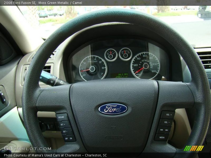 Moss Green Metallic / Camel 2008 Ford Fusion SE