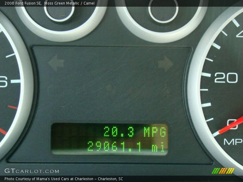 Moss Green Metallic / Camel 2008 Ford Fusion SE