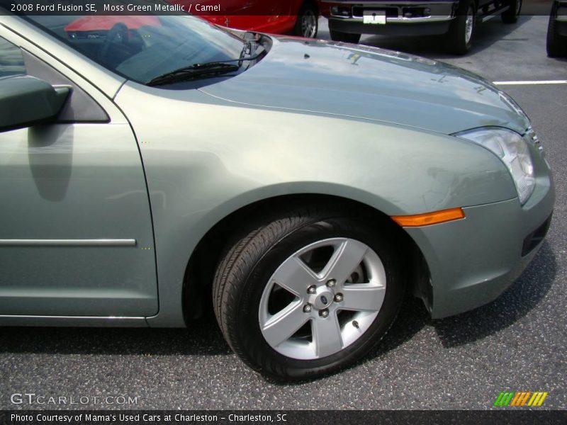 Moss Green Metallic / Camel 2008 Ford Fusion SE