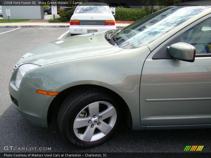 Moss Green Metallic / Camel 2008 Ford Fusion SE