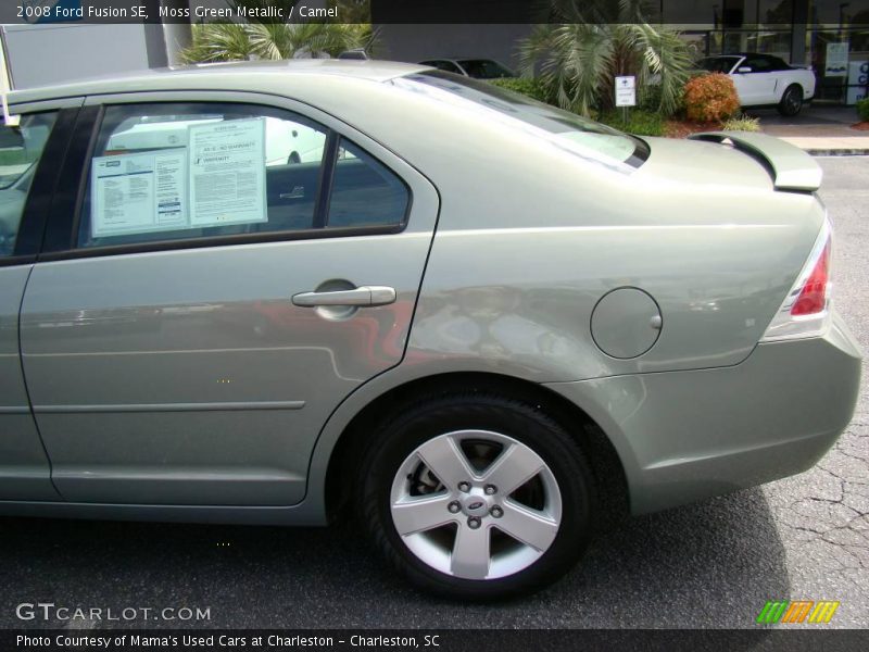 Moss Green Metallic / Camel 2008 Ford Fusion SE