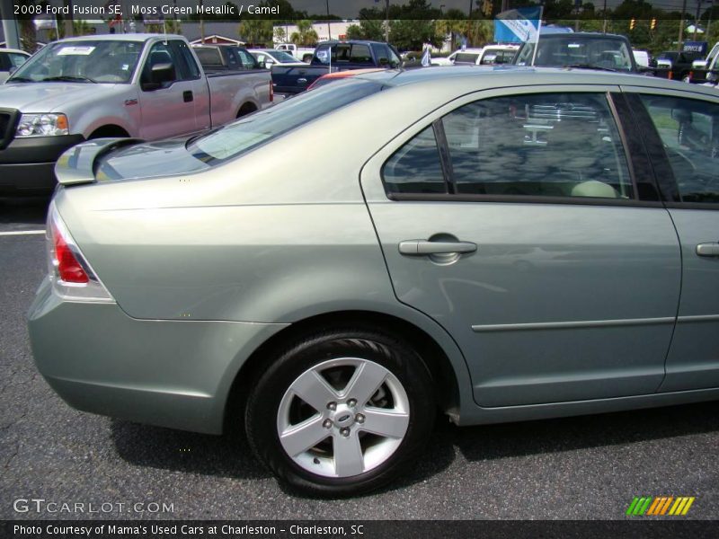 Moss Green Metallic / Camel 2008 Ford Fusion SE