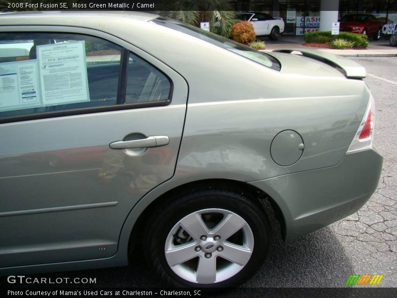 Moss Green Metallic / Camel 2008 Ford Fusion SE