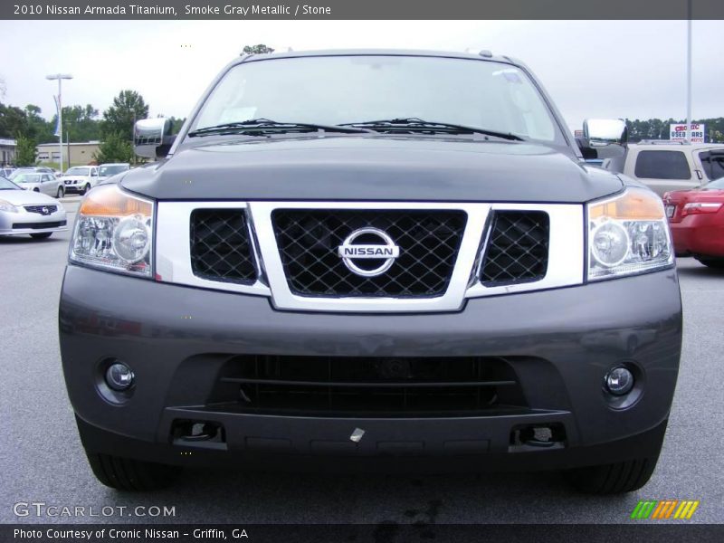 Smoke Gray Metallic / Stone 2010 Nissan Armada Titanium