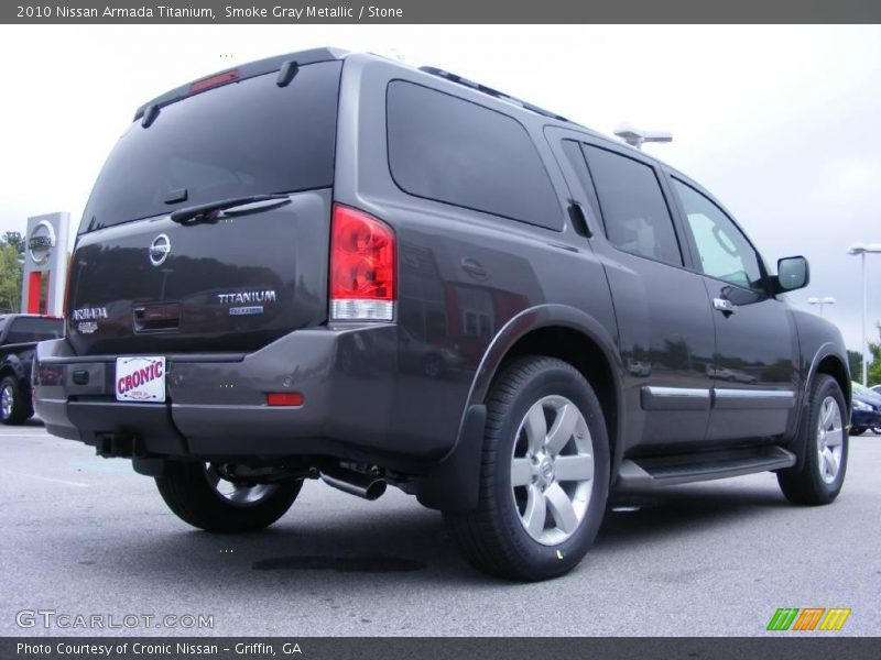 Smoke Gray Metallic / Stone 2010 Nissan Armada Titanium